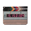A digital film slate.